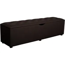 Home Affaire Truhenbank Knobbed Grau 160 x 42 x 40 cm
