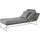 Diamond Garden Milos Daybed 7-tlg. Dunkelgrau