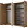 Home Affaire Drehtürenschrank Bitry 232,5 x 216 x 63 cm Beige