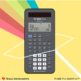 Texas Instruments TI-30X Prio MathPrint, grau (30XPRIO/FC/1E5)