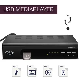 Xoro HRS 8659 V2 HD Satellitenreceiver mit HDMI, SCART, USB-Mediaplayer, Unicable 1+2)