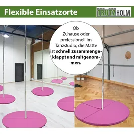 Trutzholm Tanzstangenmatte Stärke 5cm Durchmesser 120cm Pink
