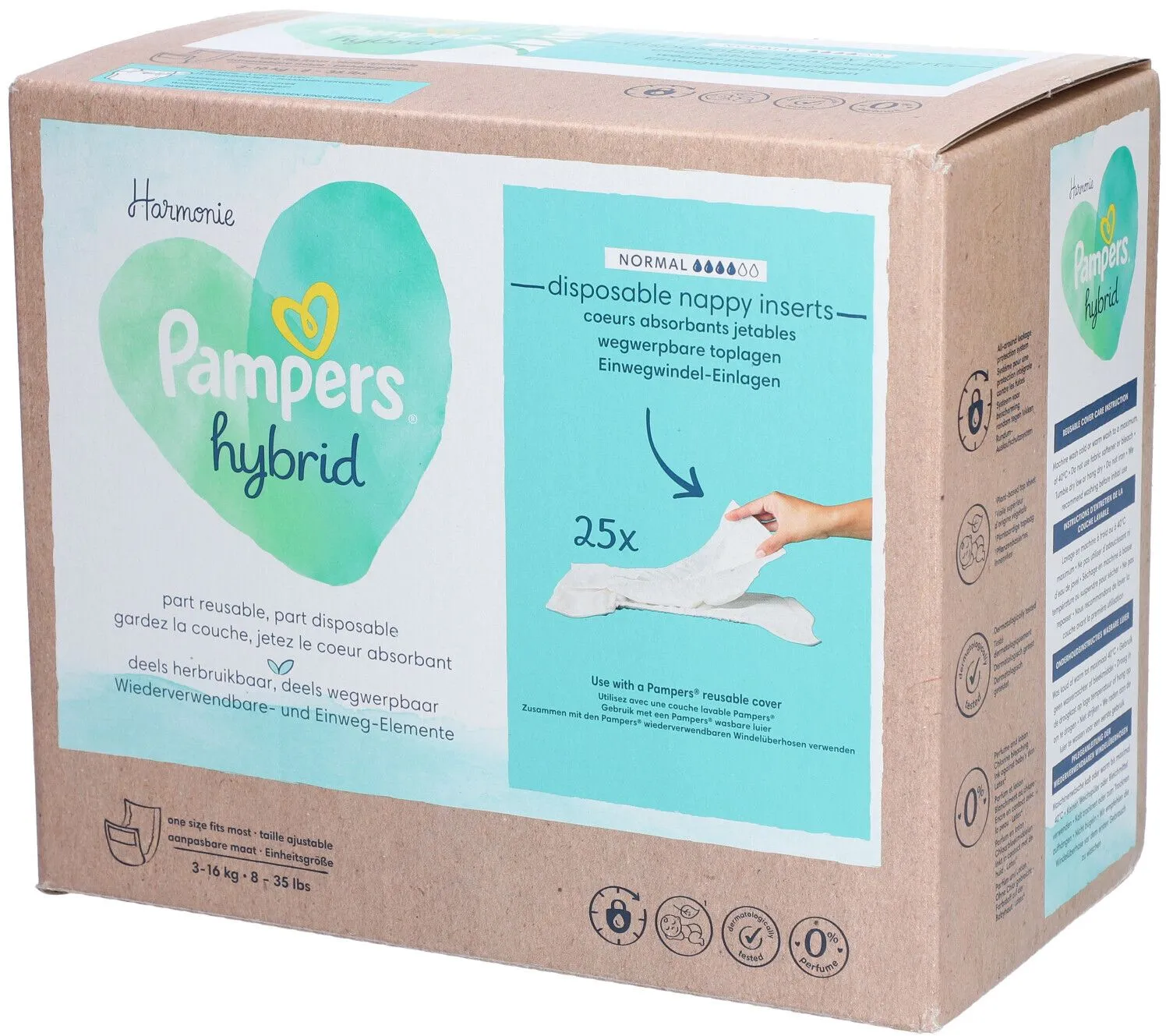 Pampers® Hybrid Harmonie Saugkern für Windeln