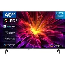 Metz 40 Zoll TV MQE7000 HD Smart Google QLED TV mit Dolby Audio HDR 10