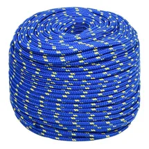 vidaXL Bootsseil Blau 8 mm 50 m Polypropylen