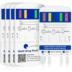 5x Drogentest Multi 8 - Drogeschnelltest für 8 Drogen 5 St