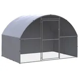 vidaXL Hühnerstall 3x2x2 m Silber