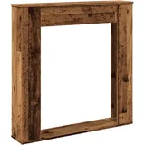 Kaminumrandung Altholz-Optik 100x20x100 cm Holzwerkstoff Vidaxl