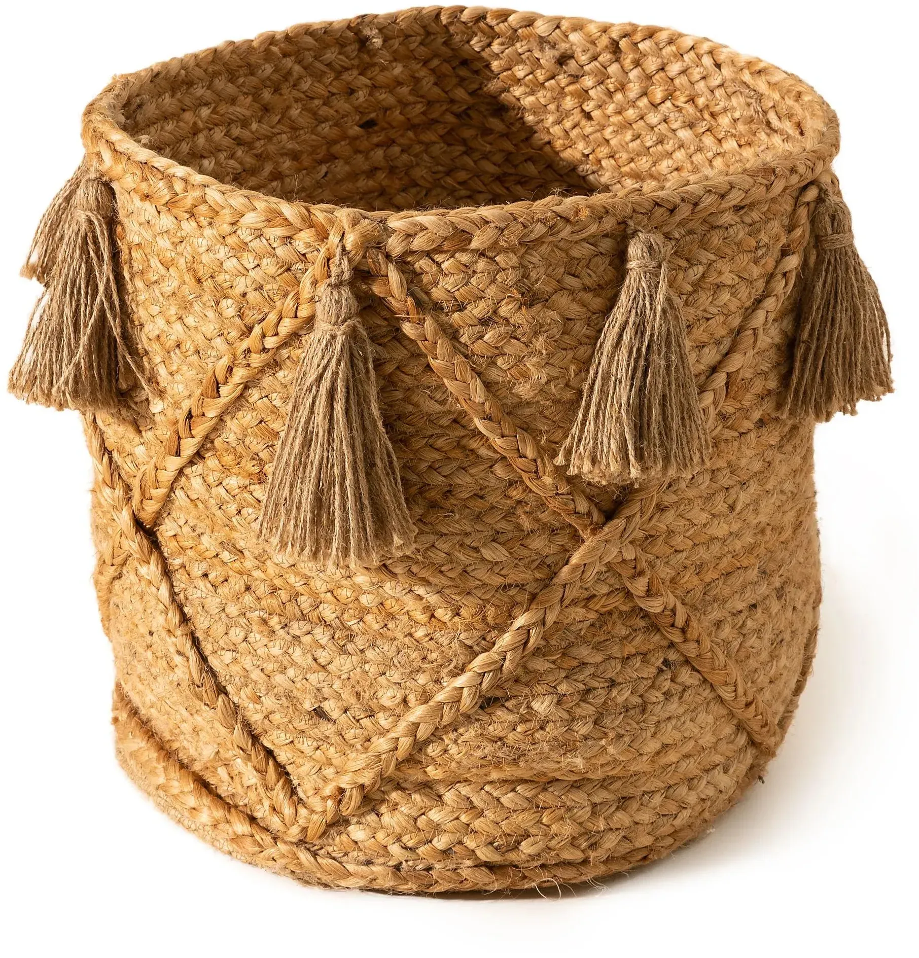 benuta Pure - Korb Judi Natur 35x35x35 cm