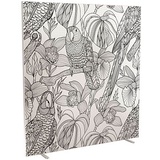 PAPERFLOW Trennwand easyScreen Tropical, 62463 bunt 160,0 x 173,4 cm