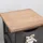 Mobili Rebecca Nachtschrank Rebecca 25 x 41 x 41 cm Grau
