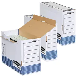 Bankers Box Archivboxen für Ordner 15,5 x 26,5 x 32,7 cm