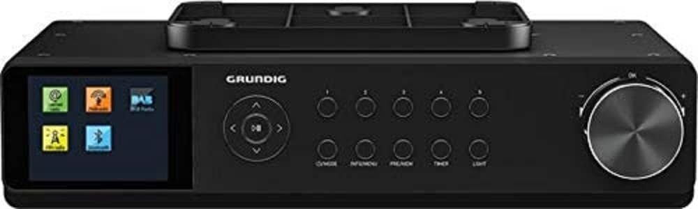 Grundig GKR1060 DKR 3000 BT DAB + WEB Küchenradio mit Bluetooth, DAB + Empfang und Internetradio Schwarz