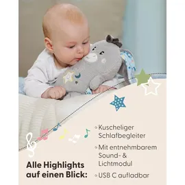 NICI Einschlafhilfe Esel Littledoo 25 cm Grau