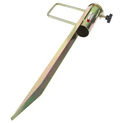 Moritz Sonnenschirmhalter 45cm Sonnenschirm-Dorn Bodenhülse sehr stabil verzinkt Ø 35mm