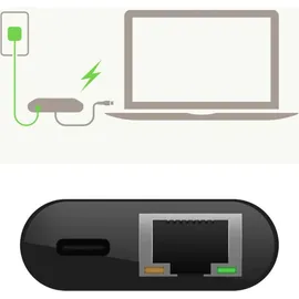 Belkin USB-C Ethernet Adapter Schwarz