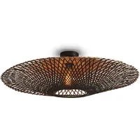 Good & Mojo Kalimantan Decke, Ø87cm, schwarz/natur