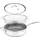 Livington Titan Pan Bratpfannen 28 cm mit Deckel, Edelstahlmatrix und Diamantveredelter