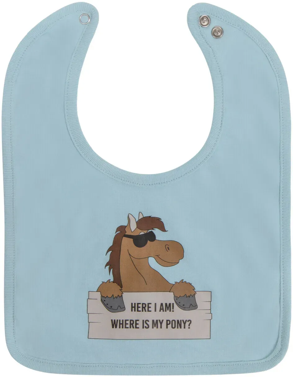 QHP BabyLätzchen Bobby - baby blau - baby blau