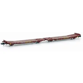 HOBBYTRAIN Doppelflachwagen TWA 800A Laadks DR/TWA Ep. IV 81222123 N/Z