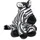 Wild Republic Pocketkins Eco Zebra 13 cm Mehrfarbig