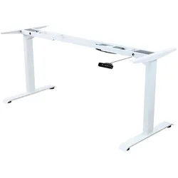 ALBATROS Lift S5W Gestell für Schreibtisch Höhenverstellbar Elektrisch mit 2x Motoren, Weiss - Stufenlos Höhenverstellbar, Schreibtischgestell