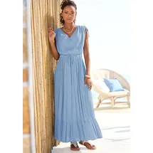 LASCANA Maxikleid Blau 38