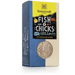Fish & Chicks Grillgewürz bio 55 g – Zitronenpfeffer für Fisch & Geflügel