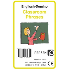 Persen Verlag in der AAP Lehrerwelt Englisch-Domino: Classroom Phrases (Kartenspiel)