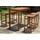 Garden Pleasure Palmdale Gartentisch 120 x 60 x 100 cm braun