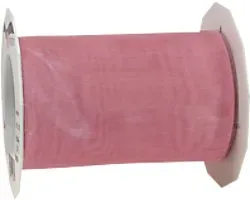 PRAESENT Organza 6011225-021 Hellrosa 112 mm x 25 m 2 Stück