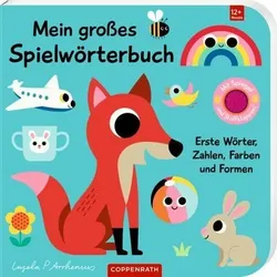 COPPENRATH 67183 Mein großes Spielwörterbuch - Erste Wörter, Zahlen, Farben und Formen