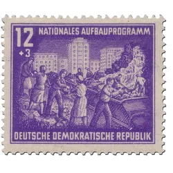 Briefmarken Nationales Aufbauprogramm Berlin, Michel-Nr. 303-306, postfrisch