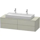 Duravit Waschtischunterschrank 4 Auszüge 140 x 54,8 x 40 cm Taupe Seidenmatt