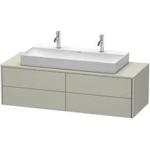 Duravit Waschtischunterschrank 4 Auszüge 140 x 54,8 x 40 cm Taupe Seidenmatt