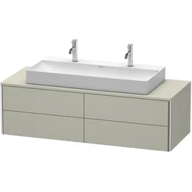 Duravit Waschtischunterschrank 4 Auszüge 140 x 54,8 x 40 cm Taupe Seidenmatt