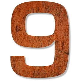 Keilbach Hausnummer Stahl/Rost (24 cm) – 9