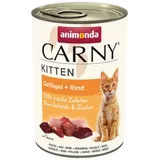 animonda Carny Kitten Gefügel + Rind 12x400g