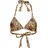 Alife & Kickin Bikini-Top Damen Braun M Cup B