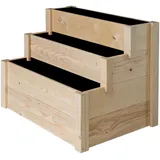 BM Massivholz Hochbeet Typ 575 106 x 73 x 76 cm Beige