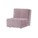 Nehl Schlafsessel Solino Velours 85 x 85 x 102 cm Rosa/Pink mit Schlaffunktion