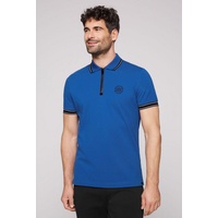CAMP DAVID Poloshirt, mit Print am Kragen, Gr. M, blau, , 99643265-M