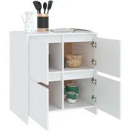 vidaXL Sideboard Weiß 70x41x75 cm Holzwerkstoff