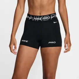 Nike Pro Dri-Fit Mid-Rise 3" Biker Damen Tights, schwarz - US: S