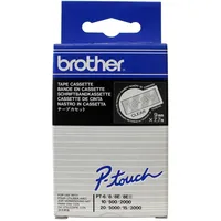 Brother TC-195 9mm transparent auf weiß