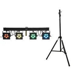 EUROLITE Set LED KLS-902 + STV-40S-WOT Stahlstativ