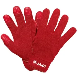 Jako Fleece-Feldspielerhandschuhe mit Klettverschluss rot 8