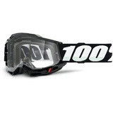 100% Unbekannt 100% Accuri 2 Erwachsene Motocross & Mountainbike Brille (Schwarz – klare Gläser)