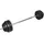 vidaXL Langhantel mit Gewichten Set 60 kg schwarz