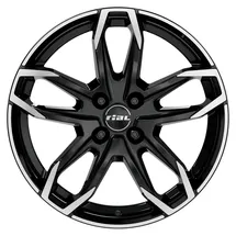 Rial Lucca 6,5 x 17 4 x 108 ET40 Schwarz/Weiß